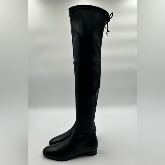 2075- Stuart Weitzman Over-the-Knee Boots Black Color Size 5 B NWT - Picture 4 of 14